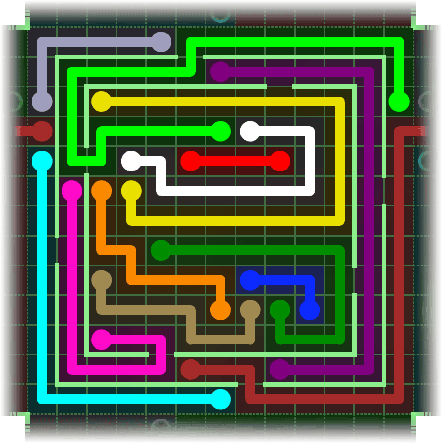 Flow Free Warps 2698 Solution