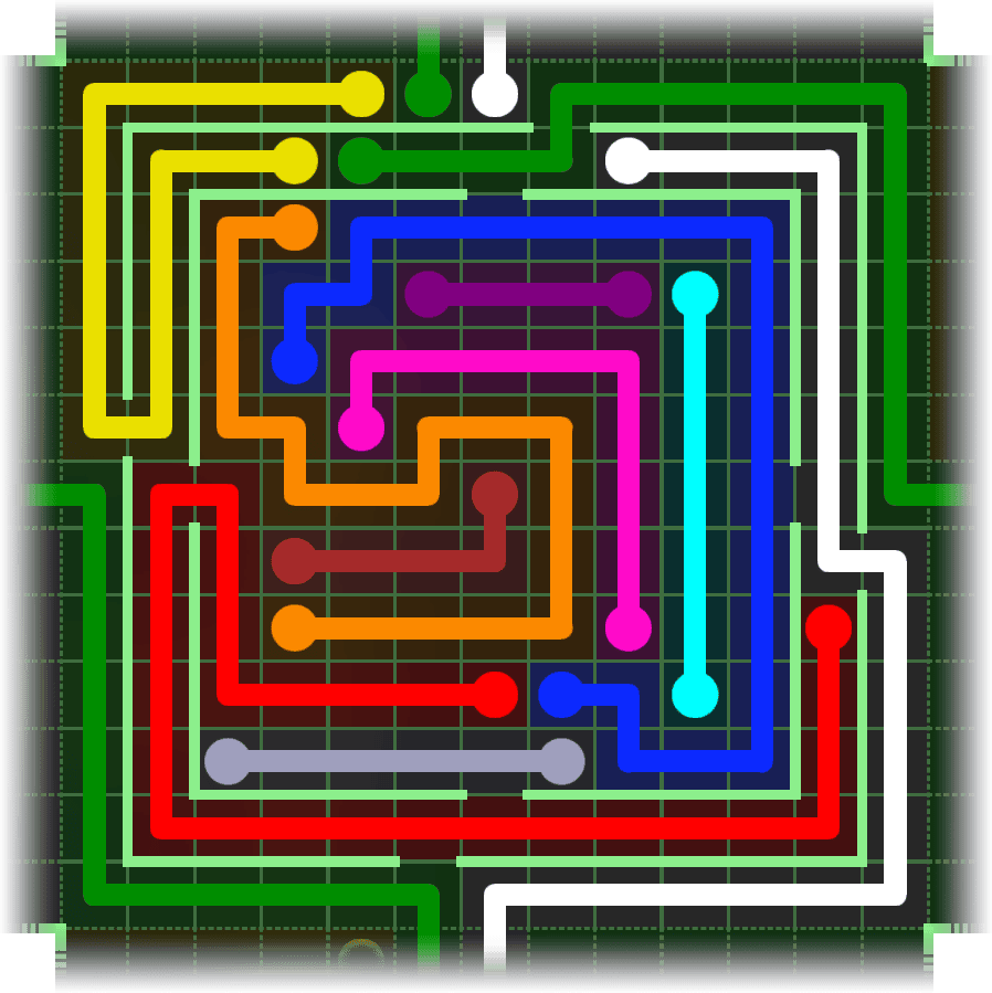 Flow Free Warps 2700 Solution