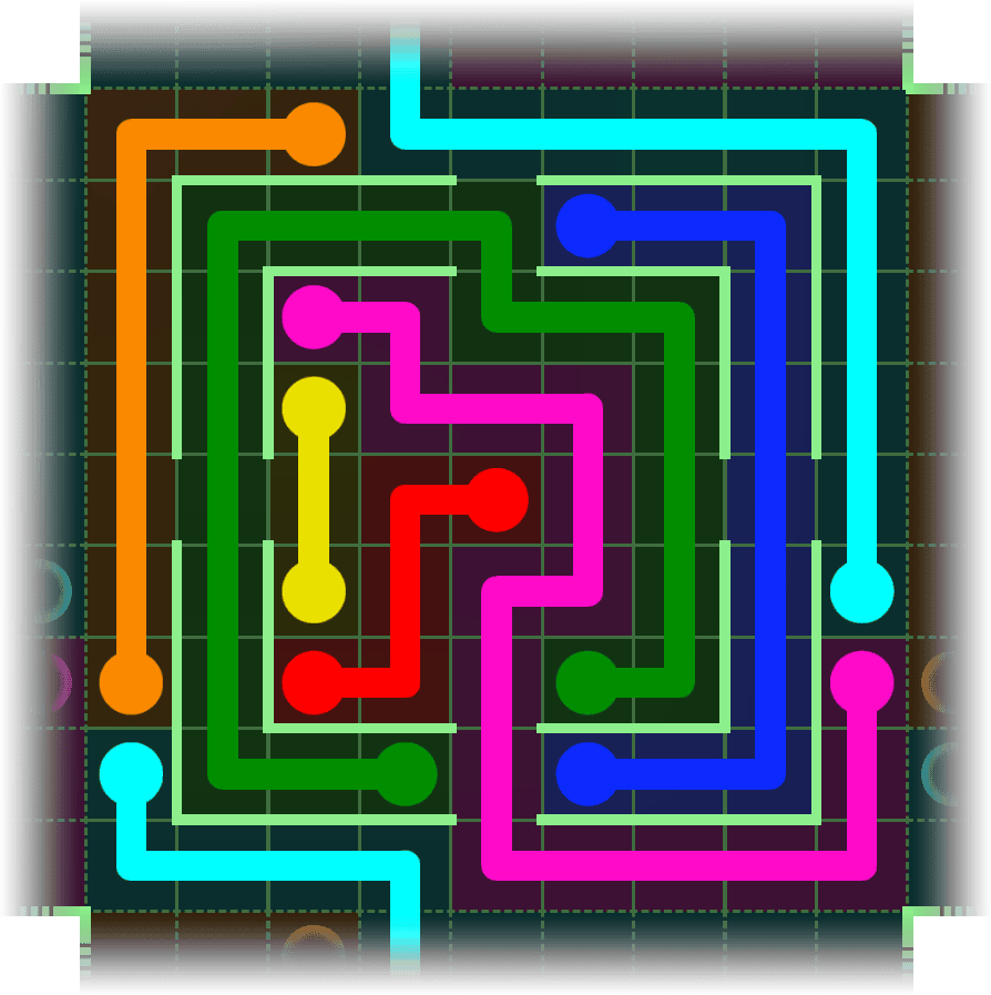 Flow Free Warps 2551 Solution