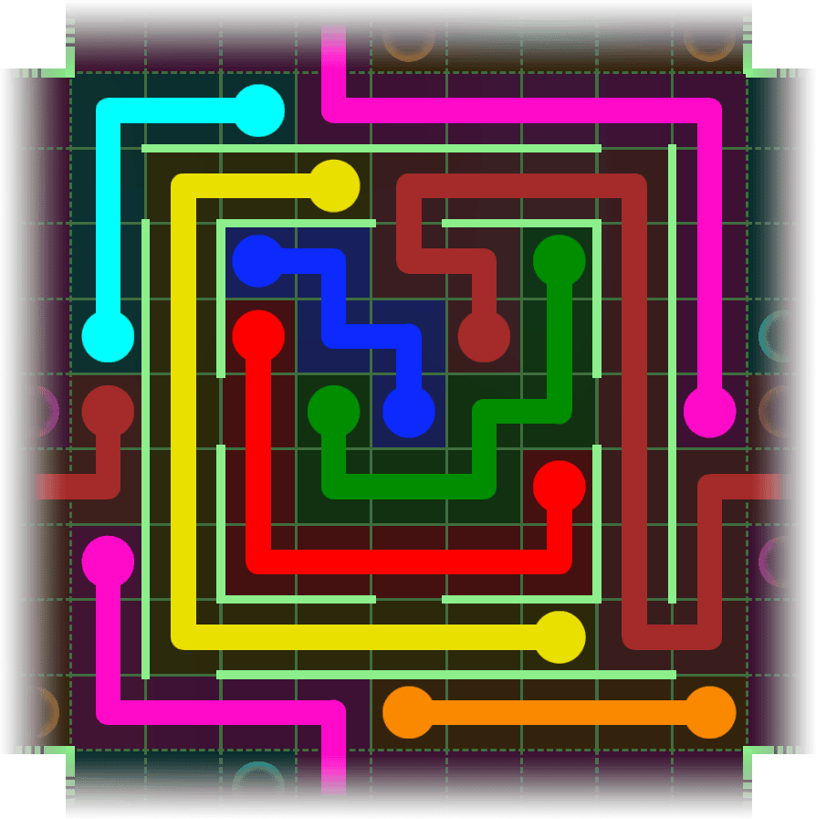 Flow Free Warps 2561 Solution