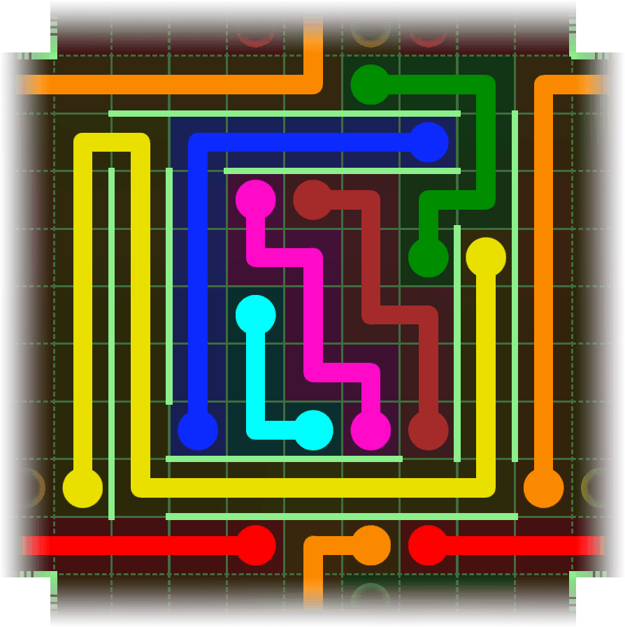 Flow Free Warps 2568 Solution