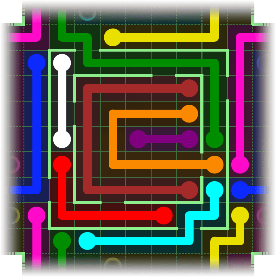 Flow Free Warps 2570 Solution