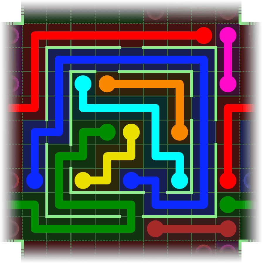 Flow Free Warps 2572 Solution