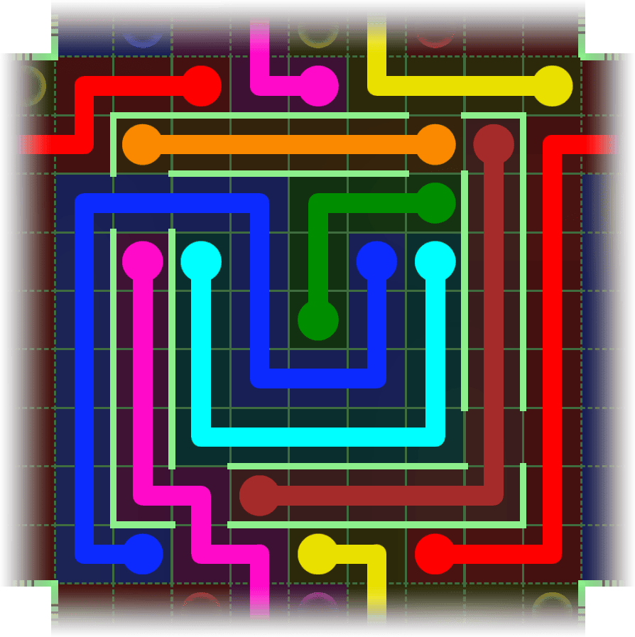 Flow Free Warps 2574 Solution