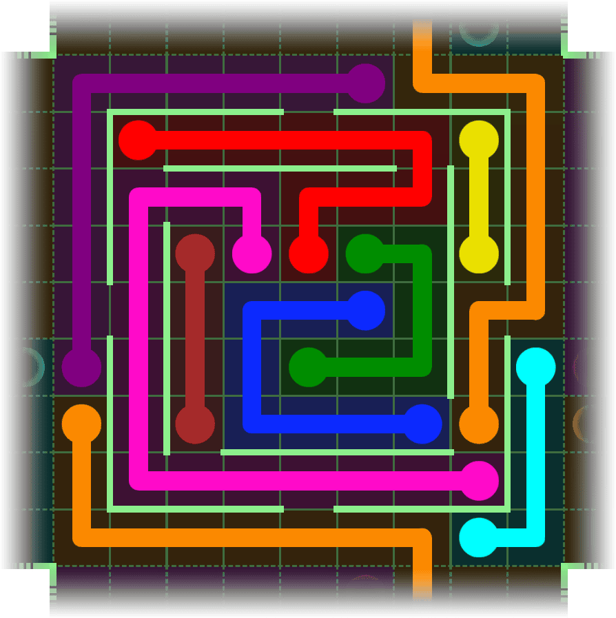 Flow Free Warps 2579 Solution