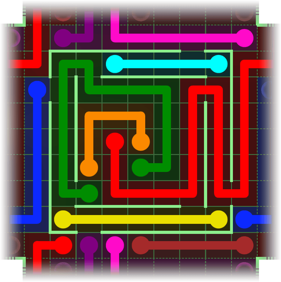 Flow Free Warps 2553 Solution