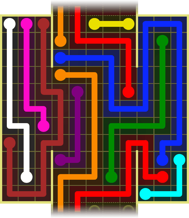 Flow Free Warps 4477 Solution