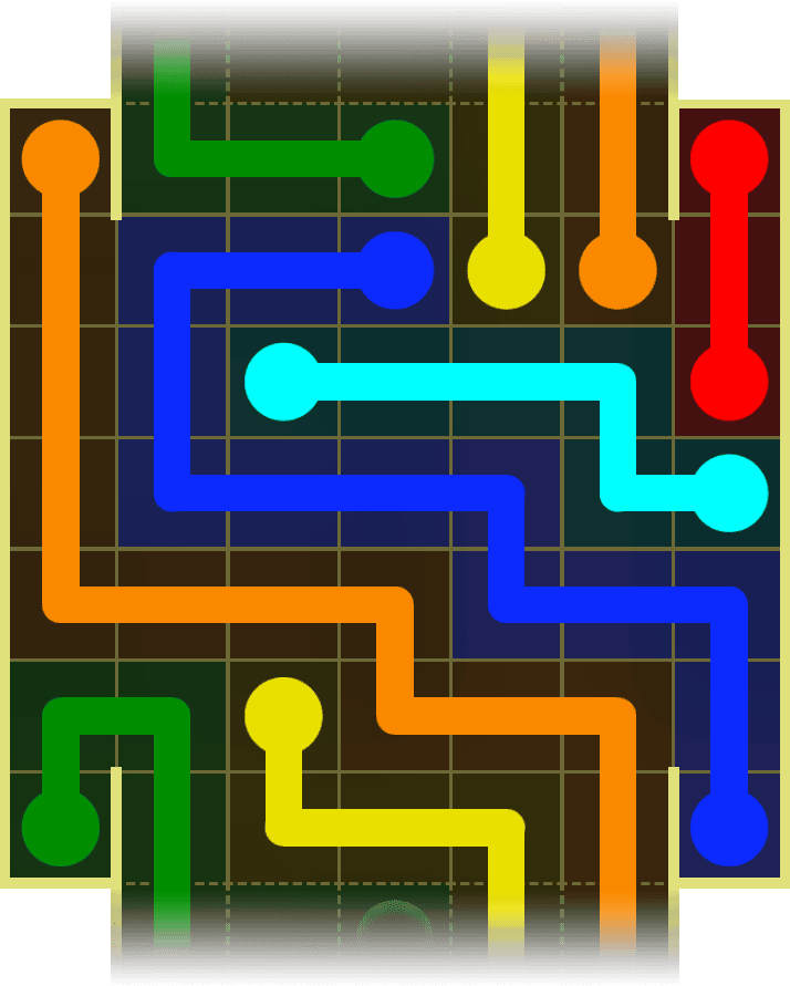 Flow Free Warps 4362 Solution