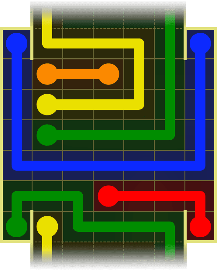 Flow Free Warps 4363 Solution
