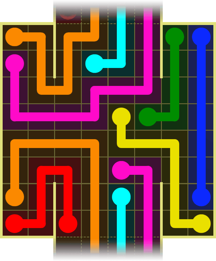 Flow Free Warps 4391 Solution