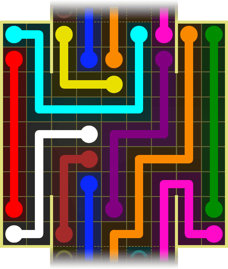Flow Free Warps 4439 Solution