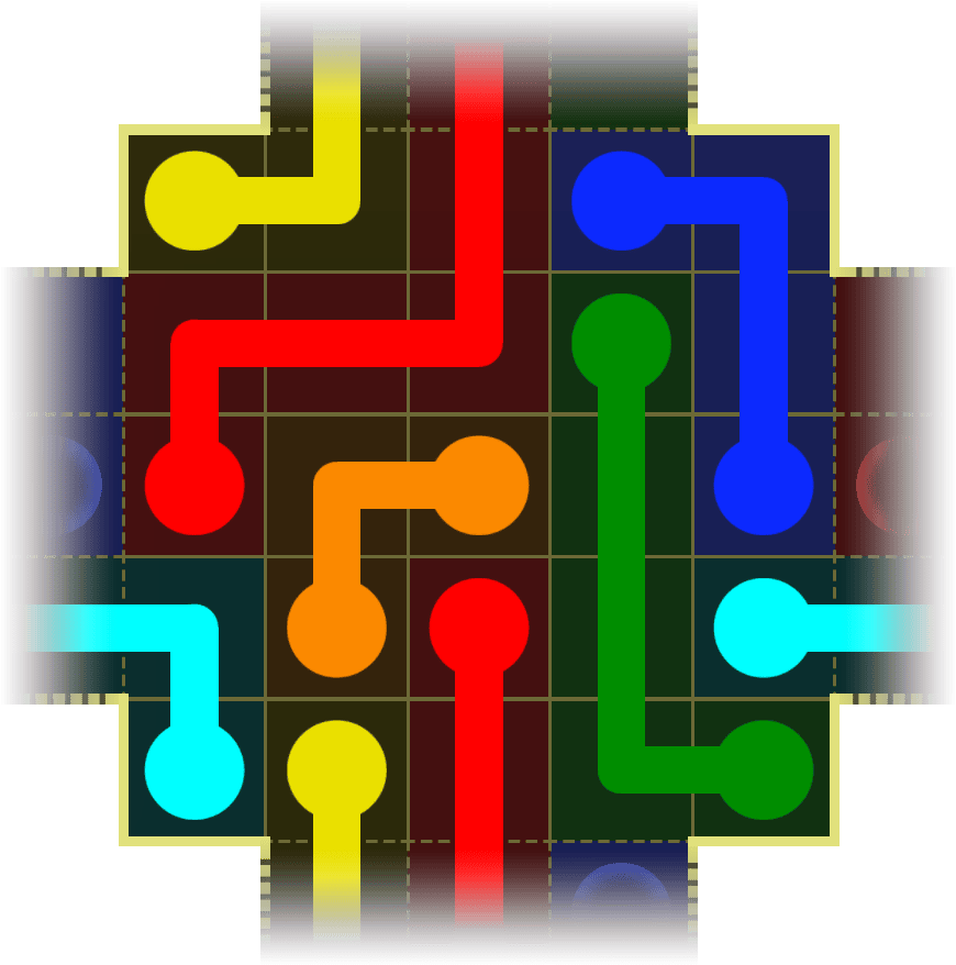 Flow Free Warps 4088 Solution