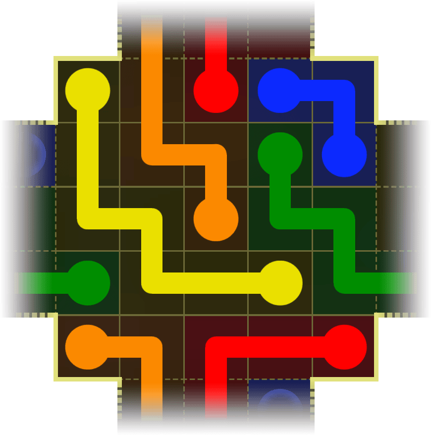 Flow Free Warps 4091 Solution