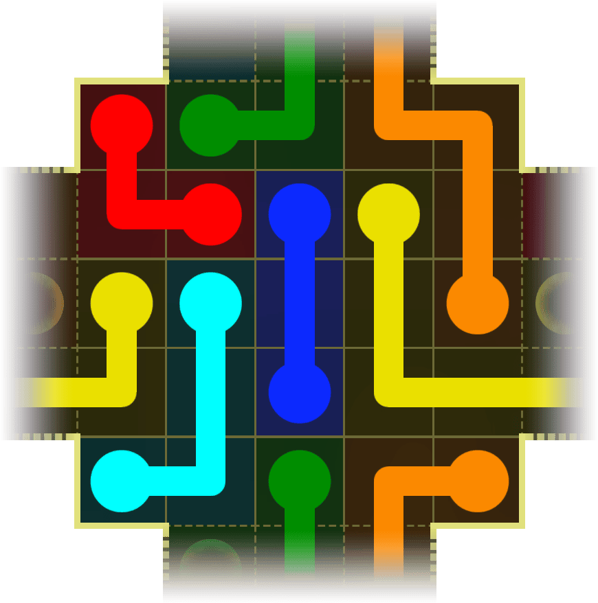 Flow Free Warps 4107 Solution