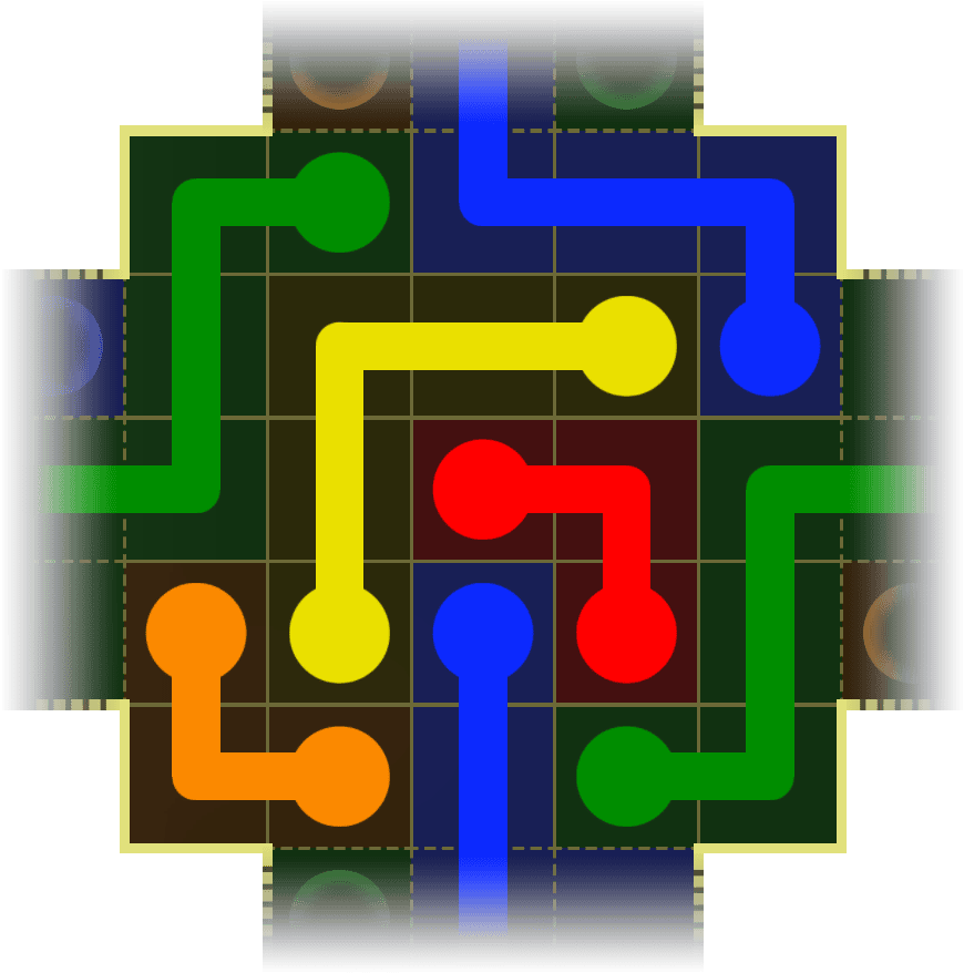 Flow Free Warps 4108 Solution