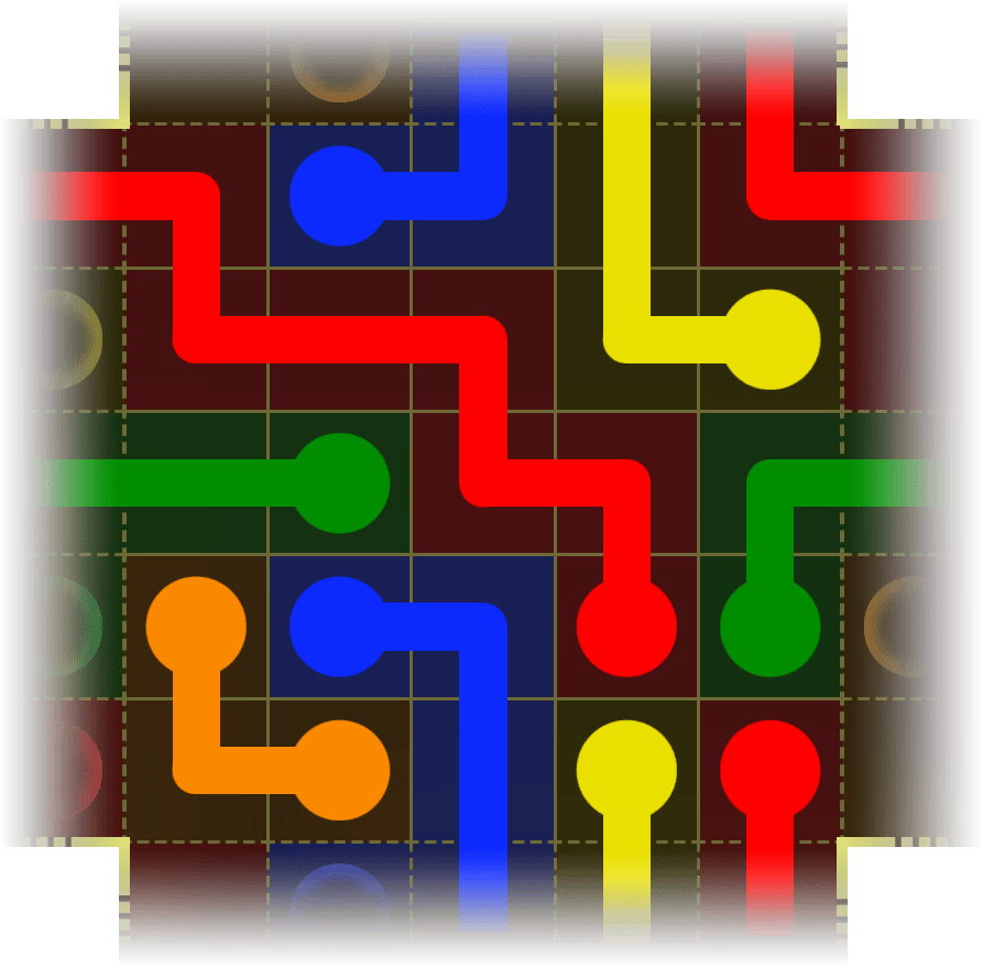 Flow Free Warps 4128 Solution