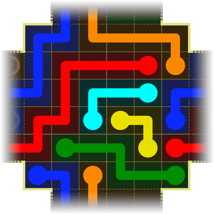 Flow Free Warps 4152 Solution