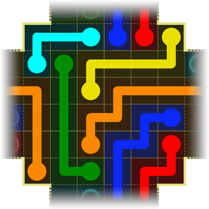 Flow Free Warps 4157 Solution