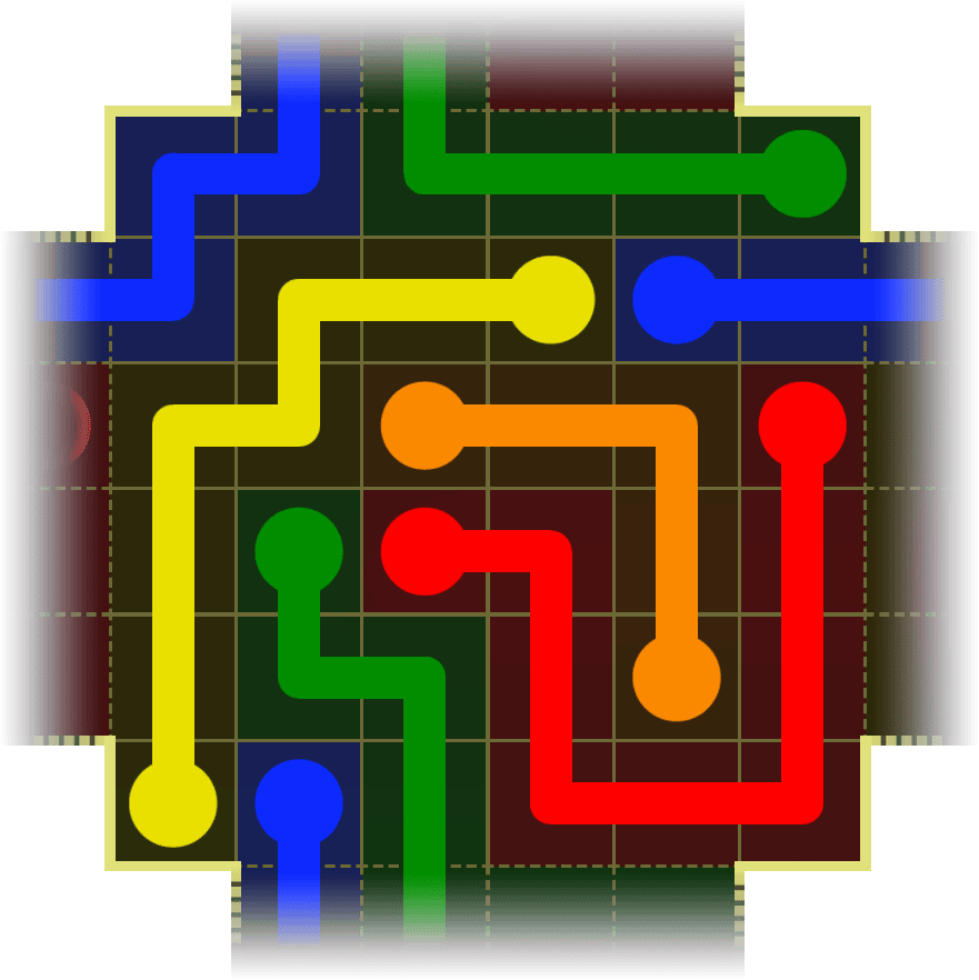 Flow Free Warps 4158 Solution