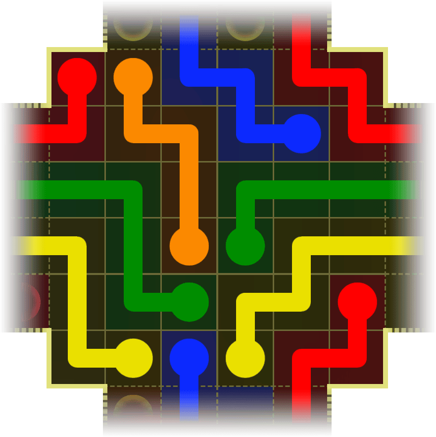 Flow Free Warps 4163 Solution