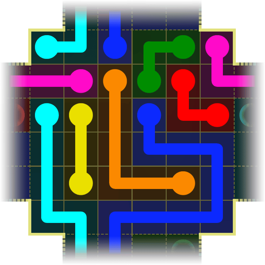 Flow Free Warps 4164 Solution