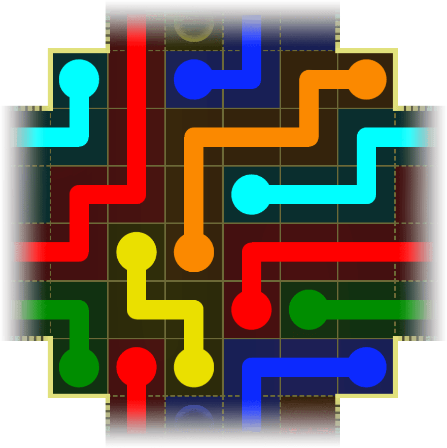 Flow Free Warps 4166 Solution