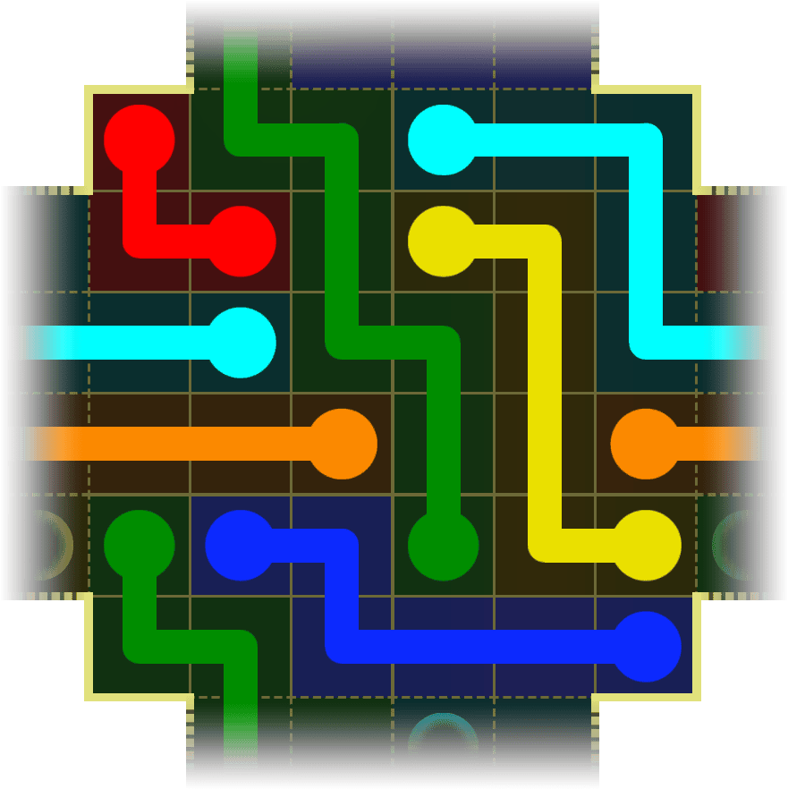 Flow Free Warps 4167 Solution