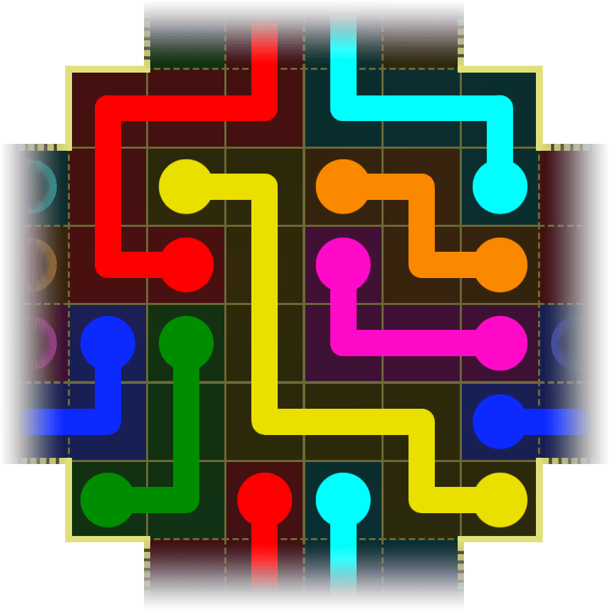 Flow Free Warps 4169 Solution