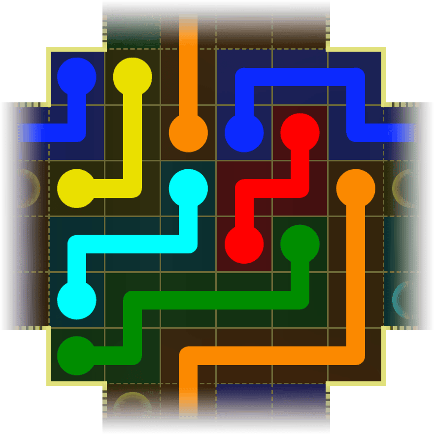 Flow Free Warps 4170 Solution