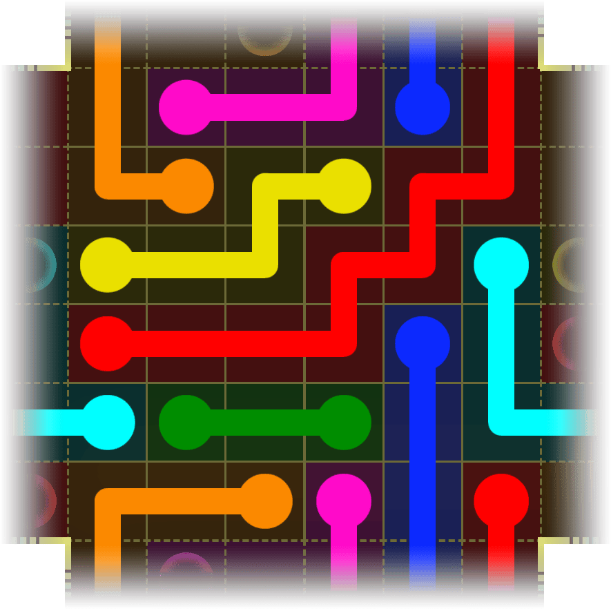 Flow Free Warps 4174 Solution