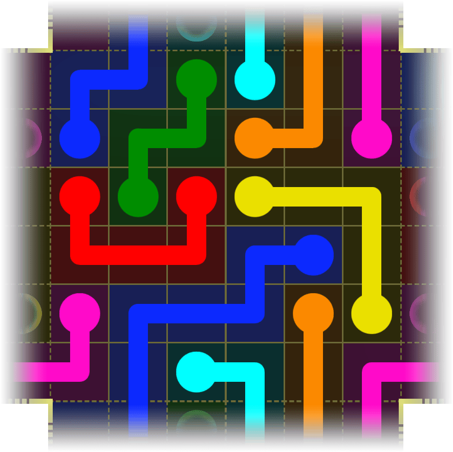 Flow Free Warps 4186 Solution