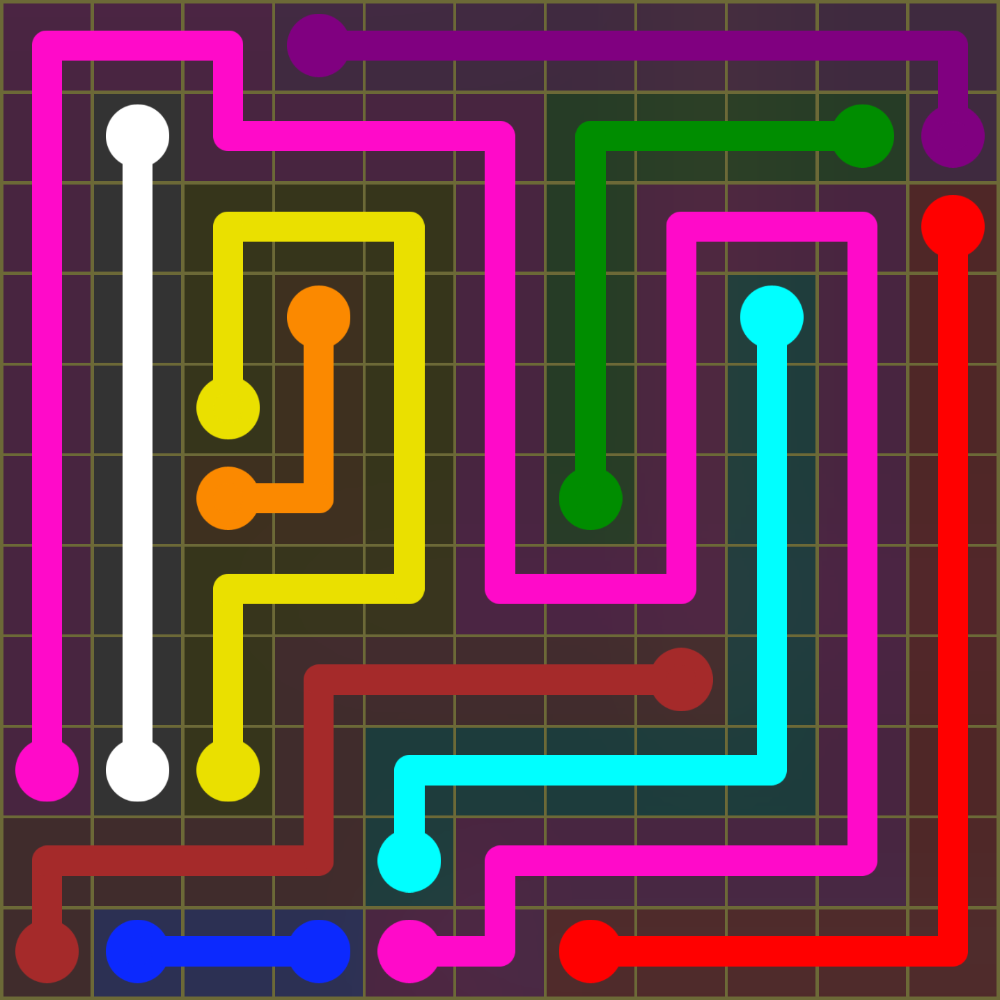 Flow Free 1372 Solution