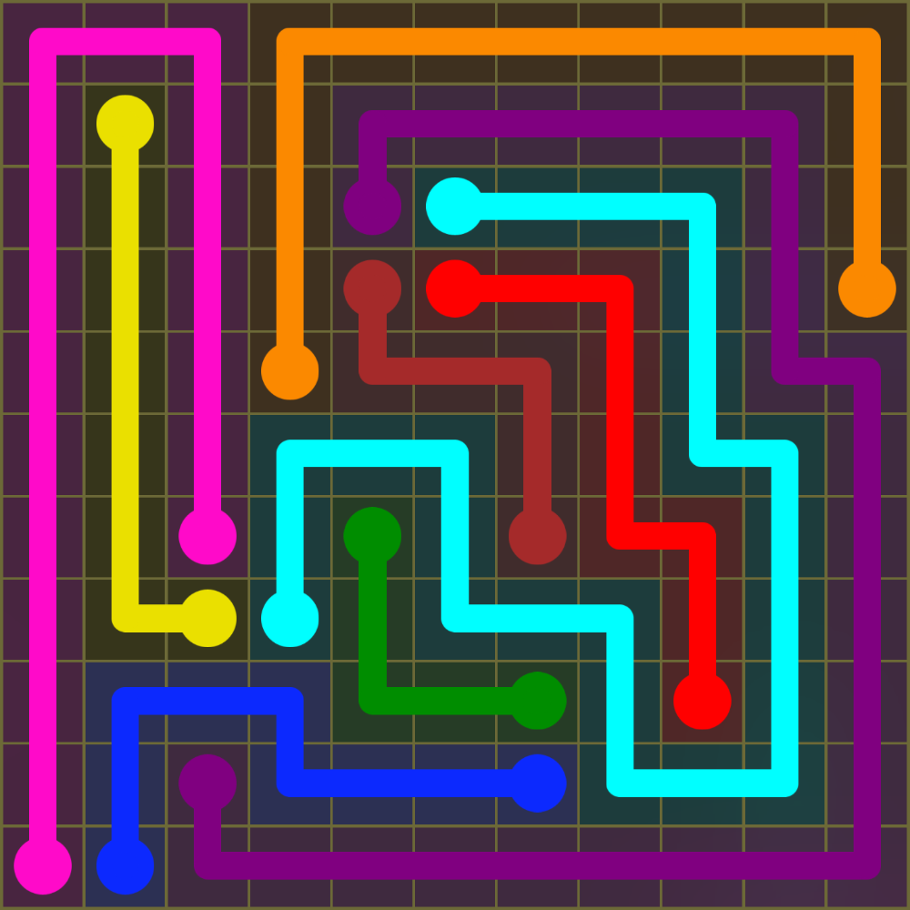 Flow Free 1471 Solution