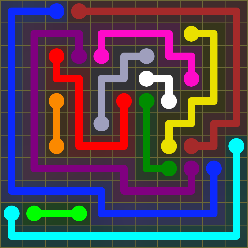 Flow Free 1474 Solution