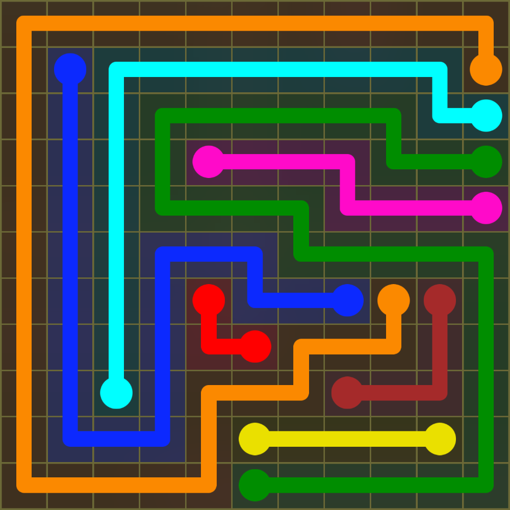 Flow Free 1439 Solution