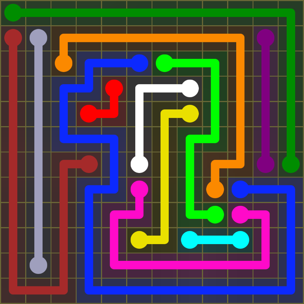 Flow Free 1501 Solution
