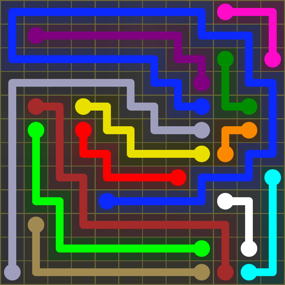 Flow Free 1514 Solution