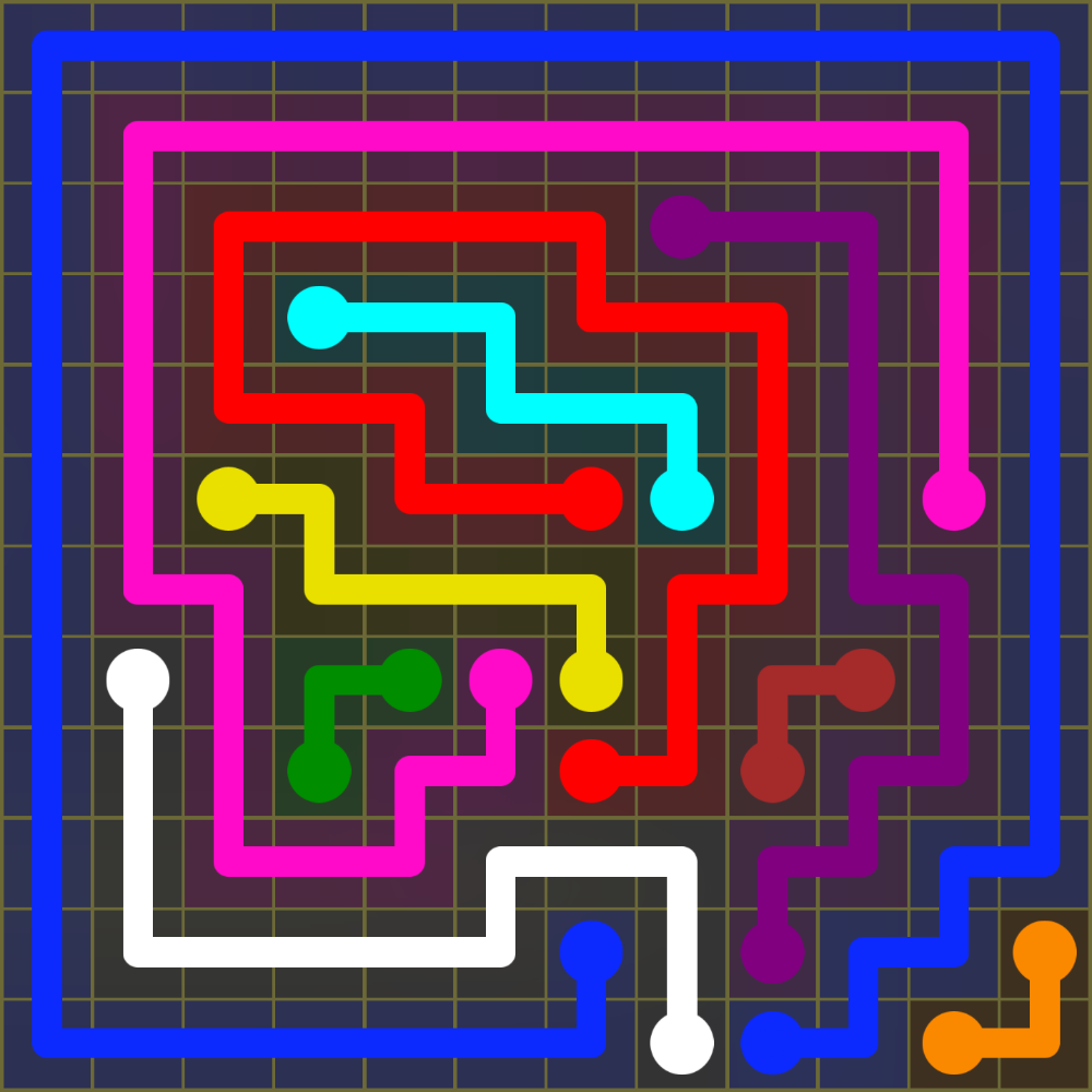 Flow Free 1526 Solution