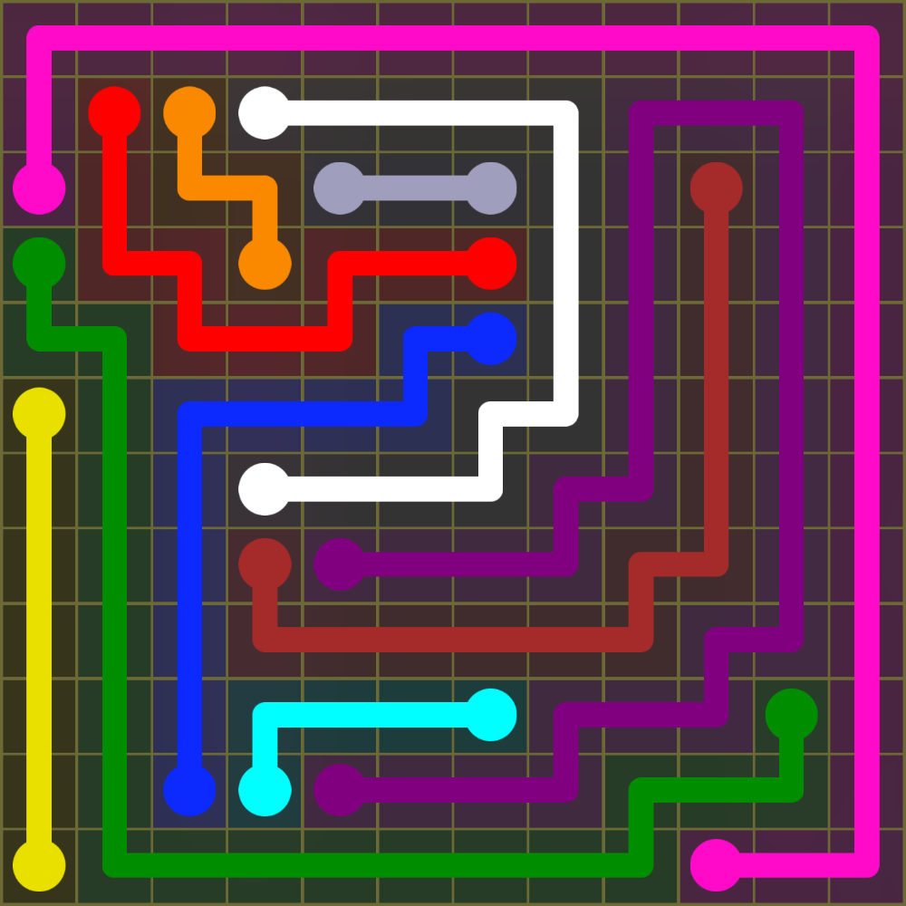 Flow Free 1637 Solution