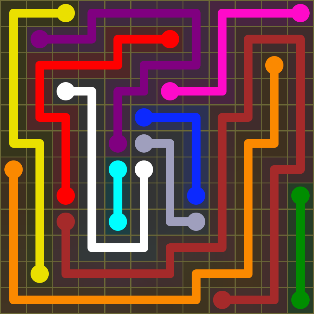 Flow Free 1647 Solution