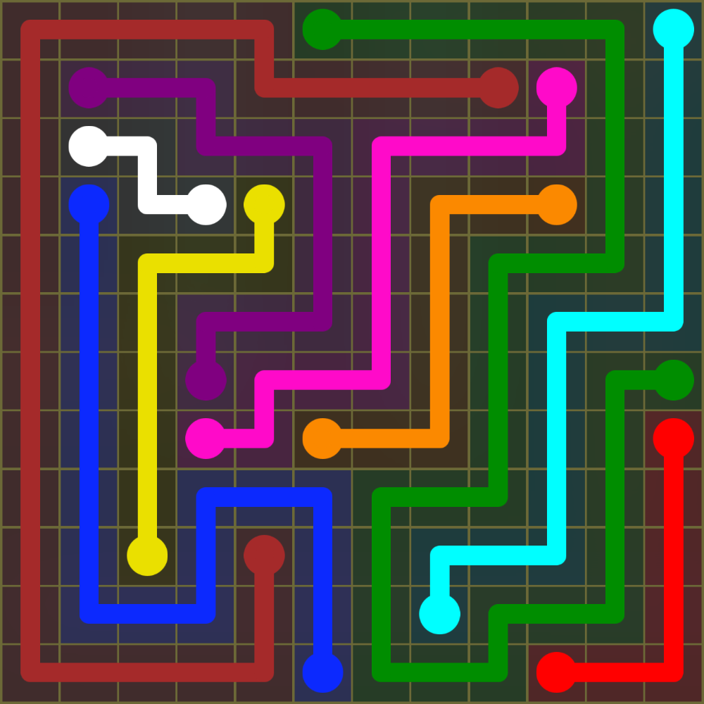 Flow Free 1649 Solution
