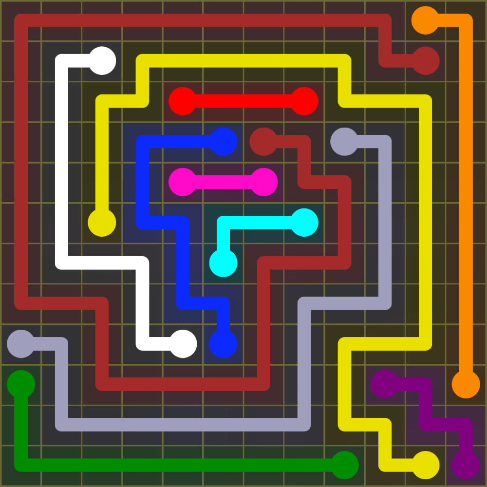Flow Free 1533 Solution