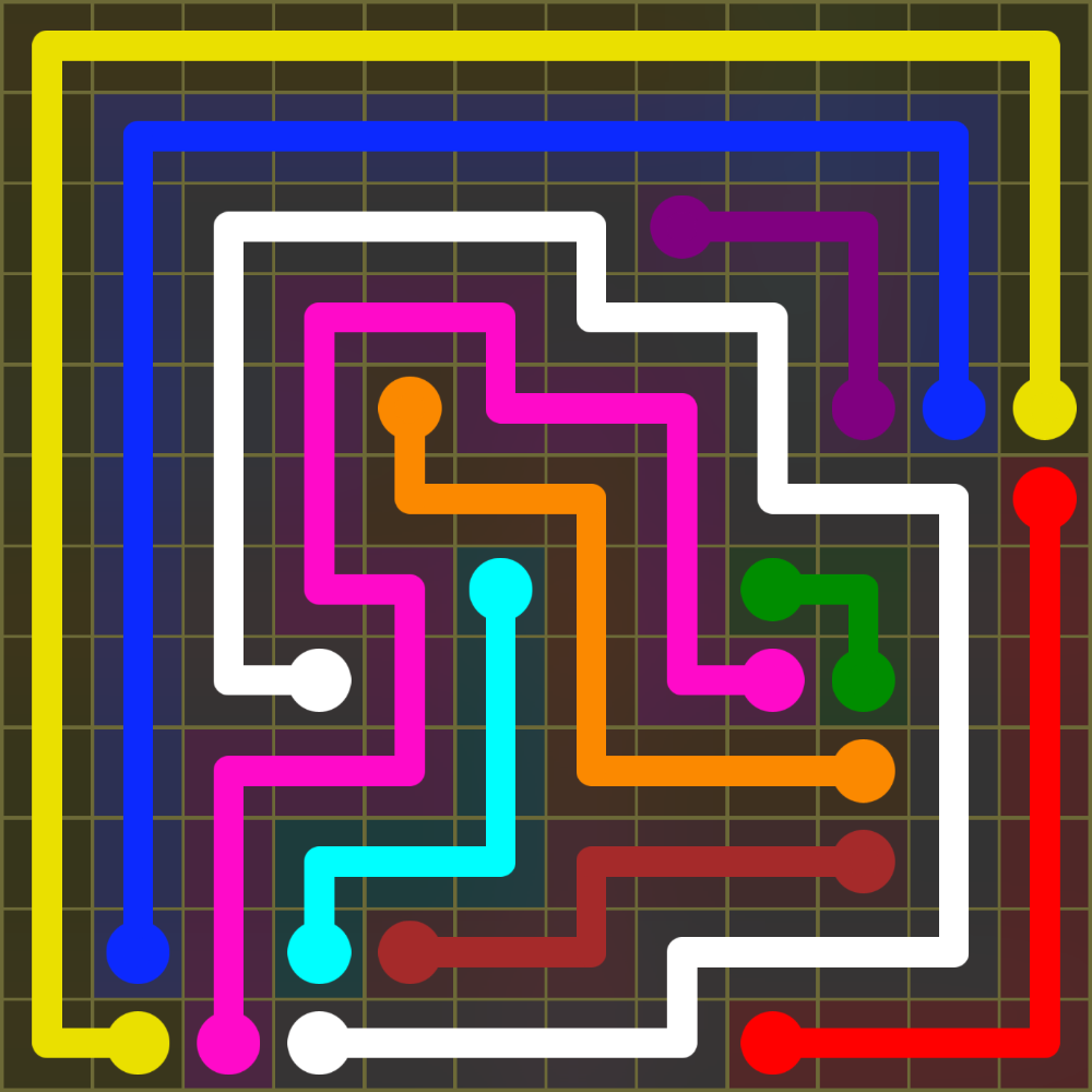 Flow Free 1537 Solution