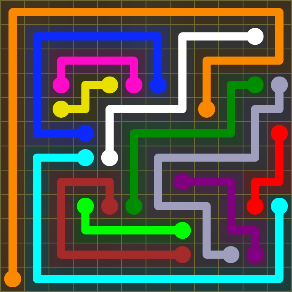 Flow Free 1539 Solution
