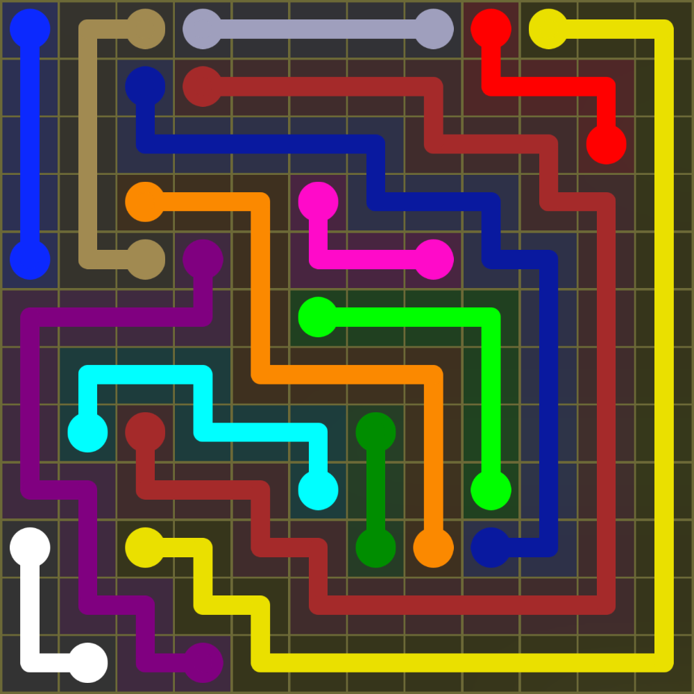 Flow Free 1541 Solution