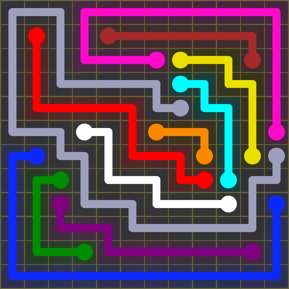Flow Free 1543 Solution
