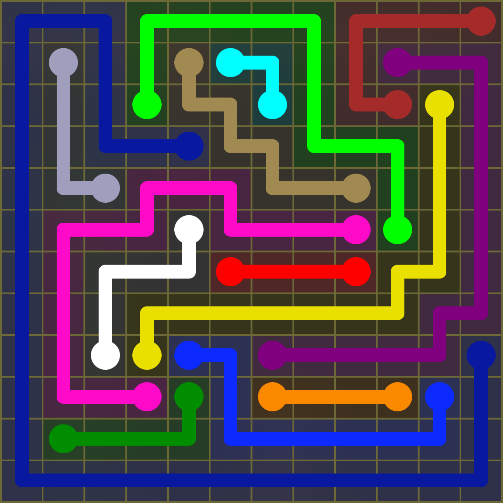 Flow Free 1546 Solution