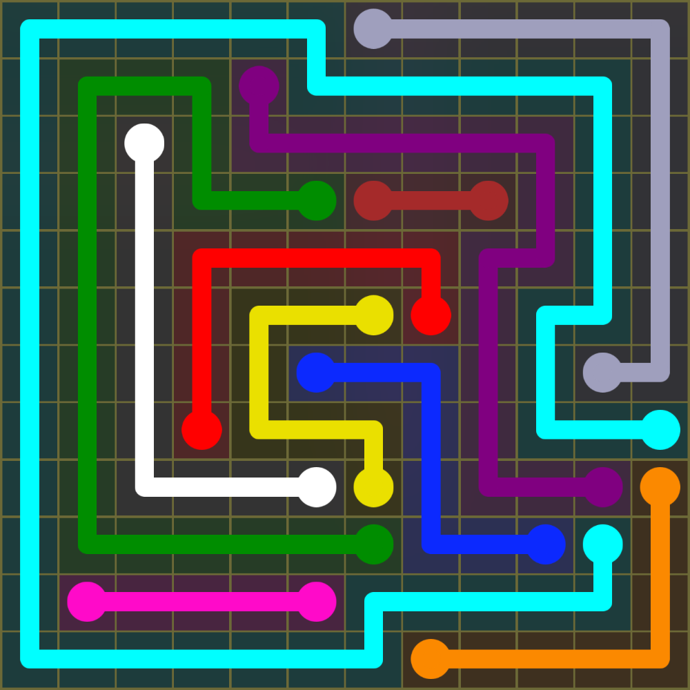 Flow Free 1548 Solution