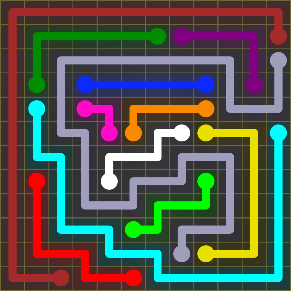 Flow Free 1561 Solution