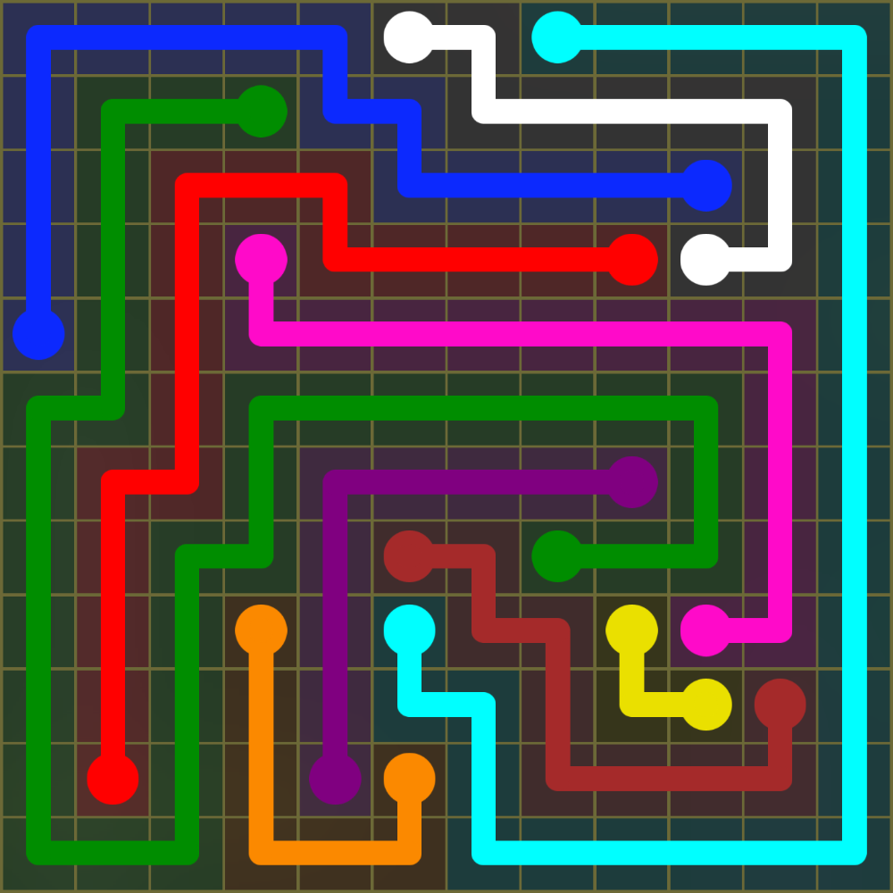 Flow Free 1564 Solution